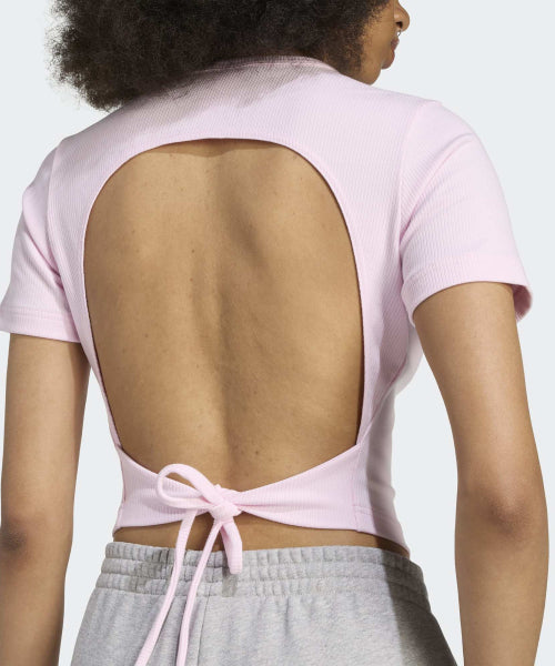 ADIDAS ADIDAS Cut Out Lip Tee - Pink