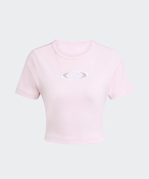 ADIDAS ADIDAS Cut Out Lip Tee - Pink