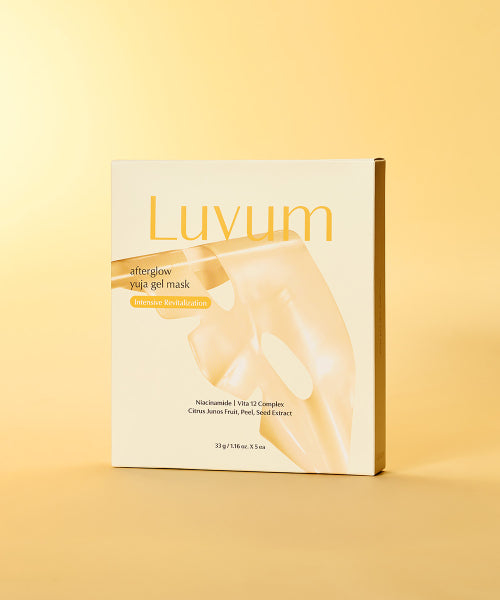 LUVUM LUVUM Afterglow Yuzu Gel Masks 15 Sheets