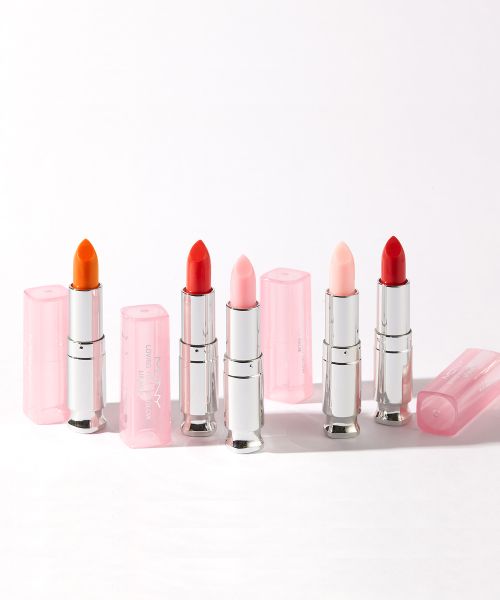 mqny [2pcs] Loving You Tint Lip Gloss / Volumizing Clear Tone-Up Tinted Lip Balm 7 Colors