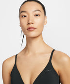 NIKE NIKE Foam Light Support Pad Triangle Sports Bra - Black: Smoke Gray