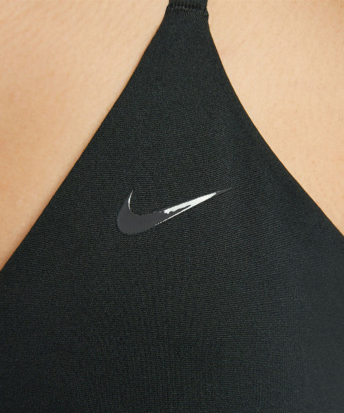 NIKE NIKE Foam Light Support Pad Triangle Sports Bra - Black: Smoke Gray