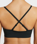 NIKE NIKE Foam Light Support Pad Triangle Sports Bra - Black: Smoke Gray