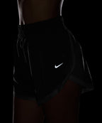 NIKE NIKE One Dry Fit High Waist 3 Inch Brief Lined Shorts - Black:Smoke Gray