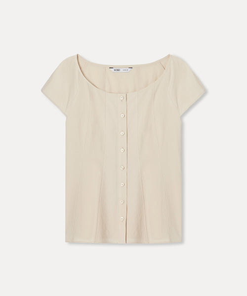 MIXXO MIXXO Shirt Round Neck Cut