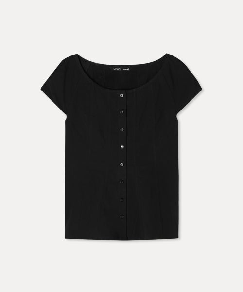 MIXXO MIXXO Shirt Round Neck Cut