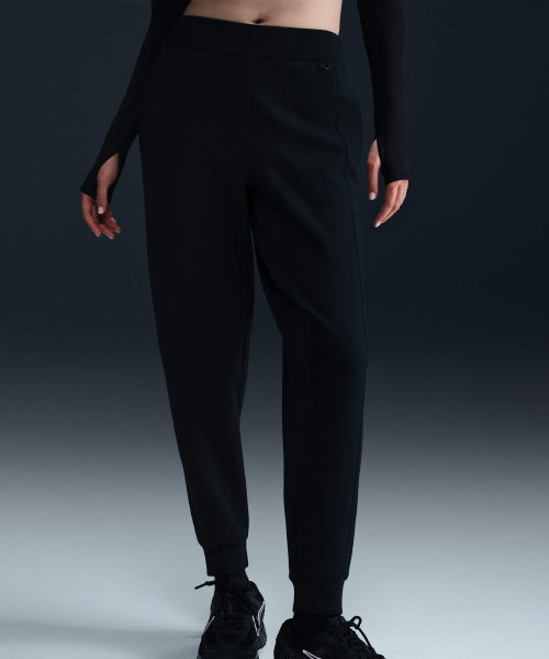 NIKE NIKE Jogger Pants Mid-Rise - Black: Dark Smoke Gray