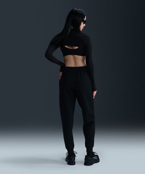 NIKE NIKE Jogger Pants Mid-Rise - Black: Dark Smoke Gray