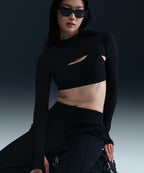 NIKE NIKE Jogger Pants Mid-Rise - Black: Dark Smoke Gray