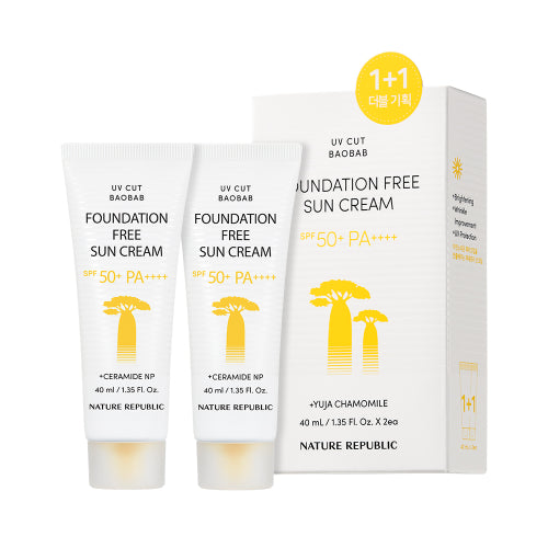 Nature Republic Nature Republic UV Cut Baobab Fadeffree Sun Cream SPF50+ PA++++
