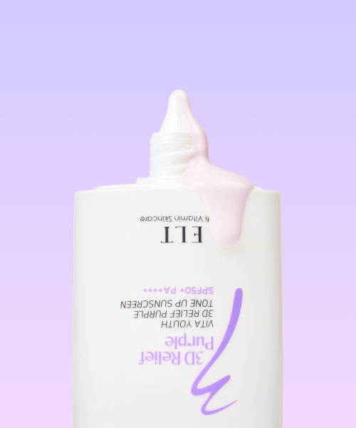 ELTCOSMETICS ELTCOSMETICS ELT Vitayous 3D Relief Purple Tone-Up Sunscreen SPF 50+