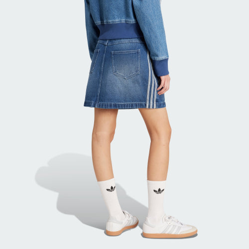 ADIDAS ADIDAS 3S Denim Mini Skirt – Indigo Denim