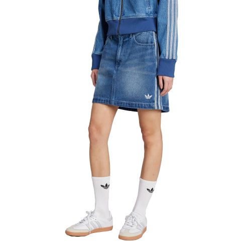 ADIDAS ADIDAS 3S Denim Mini Skirt – Indigo Denim