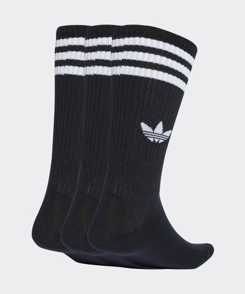 ADIDAS ADIDAS 3-stripe high crew socks - Black
