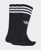 ADIDAS ADIDAS 3-stripe high crew socks - Black