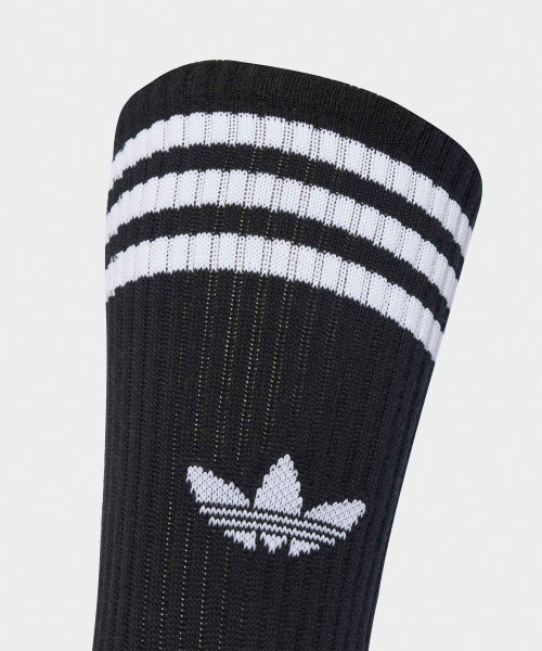 ADIDAS ADIDAS 3-stripe high crew socks - Black