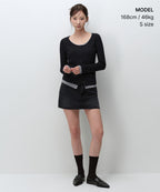 MUSINSA STANDARD WOMAN MUSINSA STANDARD WOMAN Cardigan Slim Fit [Black]