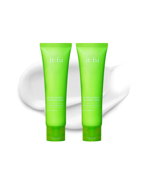 ITFU [Skin soothing care] Revital Therapy Cicayoon Cream 50ml x 2