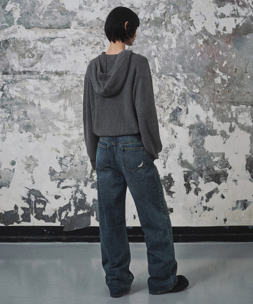 MUSINSA STANDARD WOMAN MUSINSA STANDARD WOMAN Women's Destroyed Loose Straight Denim Pants