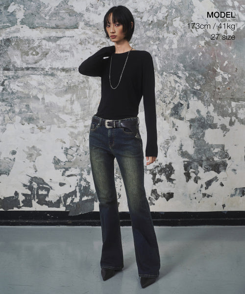 MUSINSA STANDARD WOMAN MUSINSA STANDARD WOMAN Women's Slim Flare Denim Pants