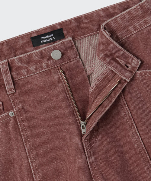MUSINSA STANDARD WOMAN MUSINSA STANDARD WOMAN Denim Pants Smoke Pink