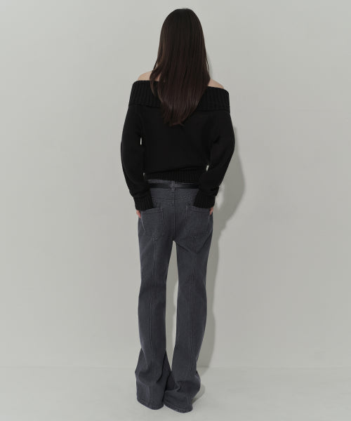 MUSINSA STANDARD WOMAN MUSINSA STANDARD WOMAN Women's Denim Pants Charcoal Gray