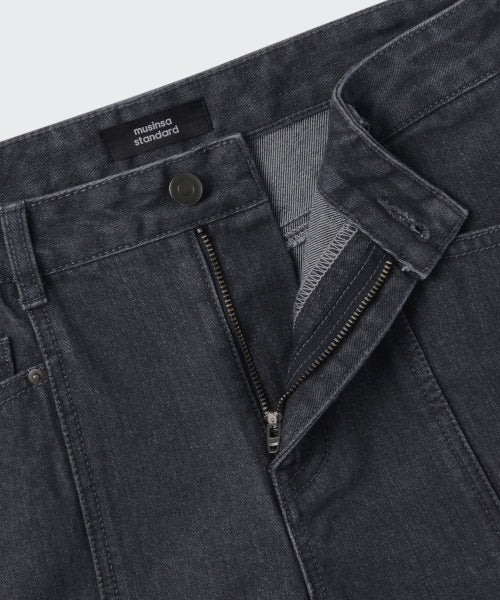 MUSINSA STANDARD WOMAN MUSINSA STANDARD WOMAN Women's Denim Pants Charcoal Gray