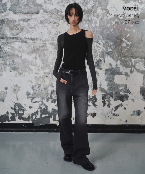 MUSINSA STANDARD WOMAN MUSINSA STANDARD WOMAN Women's Loose Flare Denim Pants
