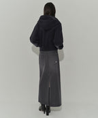 MUSINSA STANDARD WOMAN MUSINSA STANDARD WOMAN Maxi Skirt Charcoal Gray