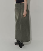 MUSINSA STANDARD WOMAN MUSINSA STANDARD WOMAN Maxi Skirt Khaki