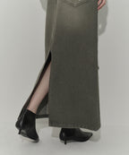 MUSINSA STANDARD WOMAN MUSINSA STANDARD WOMAN Maxi Skirt Khaki