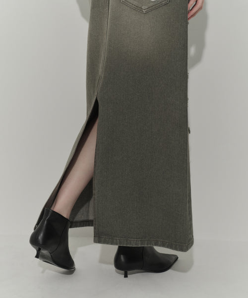 MUSINSA STANDARD WOMAN MUSINSA STANDARD WOMAN Maxi Skirt Khaki
