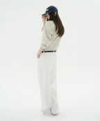 MUSINSA STANDARD WOMAN MUSINSA STANDARD WOMAN Cotton Extra Wide Pants (Cream)
