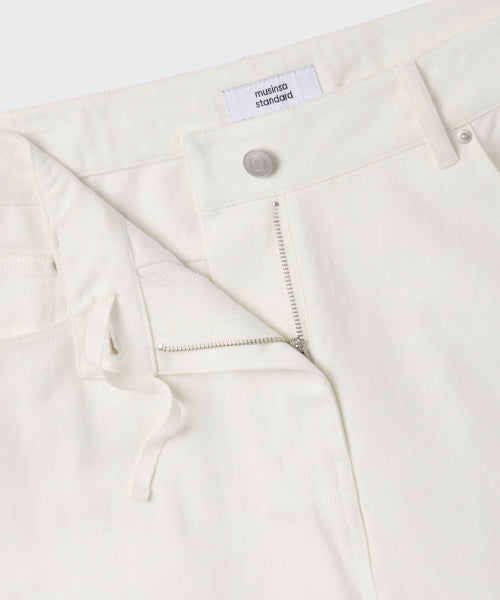 MUSINSA STANDARD WOMAN MUSINSA STANDARD WOMAN Cotton Extra Wide Pants (Cream)