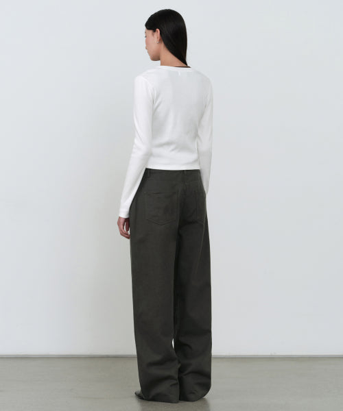 MUSINSA STANDARD WOMAN MUSINSA STANDARD WOMAN Cotton Extra Wide Pants (Size Option)
