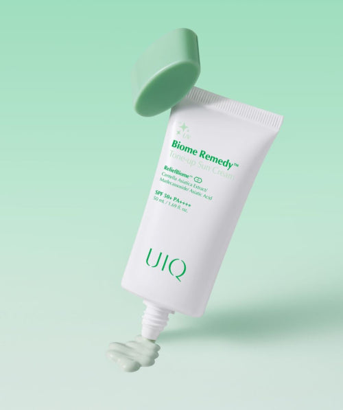 UIQ UIQ Biome Remedy Tone-Up Sun Cream Green 50ml