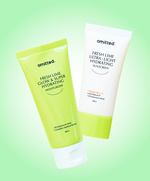 OMITTED Quick-glow moisture soothing cream 80ml + moisture sunscreen 50ml