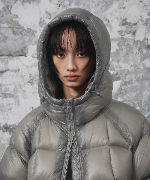 MUSINSA STANDARD WOMAN MUSINSA STANDARD WOMAN Padded Jacket Light Warm Gray