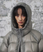 MUSINSA STANDARD WOMAN MUSINSA STANDARD WOMAN Padded Jacket Light Warm Gray