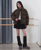 MUSINSA STANDARD WOMAN MUSINSA STANDARD WOMAN Padded Jacket Dark Brown