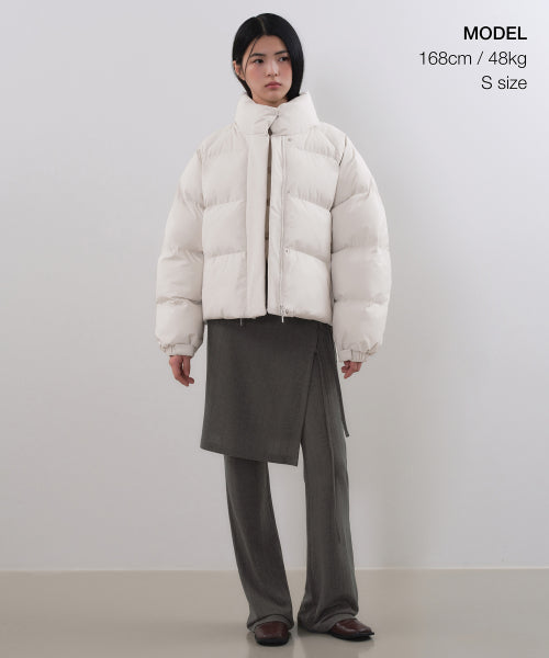 MUSINSA STANDARD WOMAN MUSINSA STANDARD WOMAN Padded Jacket Dusty Cream