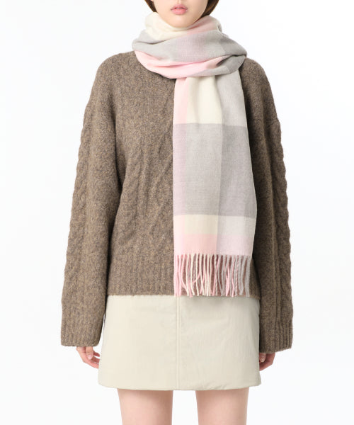 MUSINSA STANDARD WOMAN MUSINSA STANDARD WOMAN Women's Essential Check Muffler