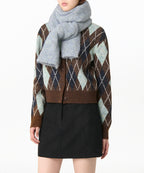 MUSINSA STANDARD WOMAN MUSINSA STANDARD WOMAN Women's Boucle Knit Muffler [Blue Gray]