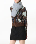 MUSINSA STANDARD WOMAN MUSINSA STANDARD WOMAN Women's Boucle Knit Muffler [Blue Gray]