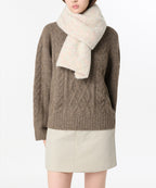MUSINSA STANDARD WOMAN MUSINSA STANDARD WOMAN Women's Boucle Knit Muffler [Ivory]
