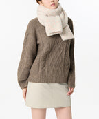 MUSINSA STANDARD WOMAN MUSINSA STANDARD WOMAN Women's Boucle Knit Muffler [Ivory]