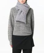 MUSINSA STANDARD WOMAN MUSINSA STANDARD WOMAN Women's Knit Muffler [Gray]