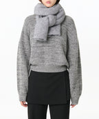MUSINSA STANDARD WOMAN MUSINSA STANDARD WOMAN Women's Knit Muffler [Gray]