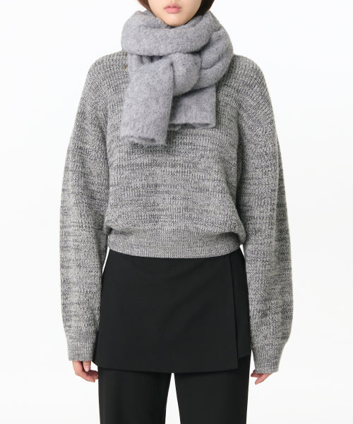 MUSINSA STANDARD WOMAN MUSINSA STANDARD WOMAN Women's Knit Muffler [Gray]