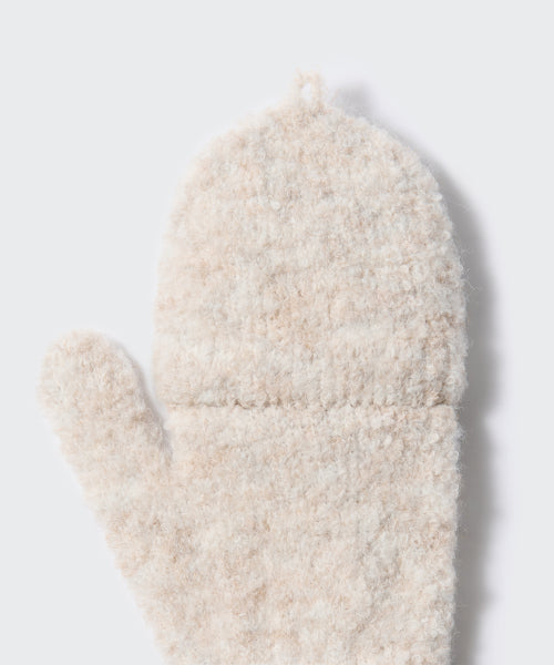 MUSINSA STANDARD WOMAN MUSINSA STANDARD WOMAN Women's Boucle Mitten Knit Gloves [Oatmeal]